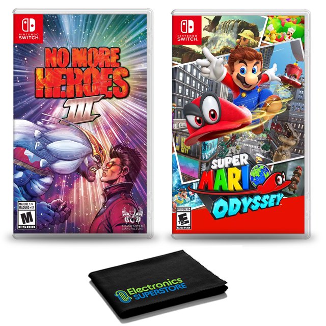 No More Heroes 3 Bundle with Super Mario Odyssey - Nintendo Switch