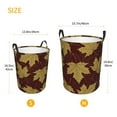 thumbnail image 3 of ZICANCN Laundry Basket Organizer, Fall Leaf Autumn Foliage Golden Collapsible Hamper for Bathroom Bedroom Laundry Room, Medium Size, 3 of 7