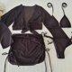 thumbnail image 4 of Traje de baño para mujer, traje de baño de talle alto dividido de color sólido, traje de baño de bikini conservador y de moda, trajes de baño para mujer, 4 of 6