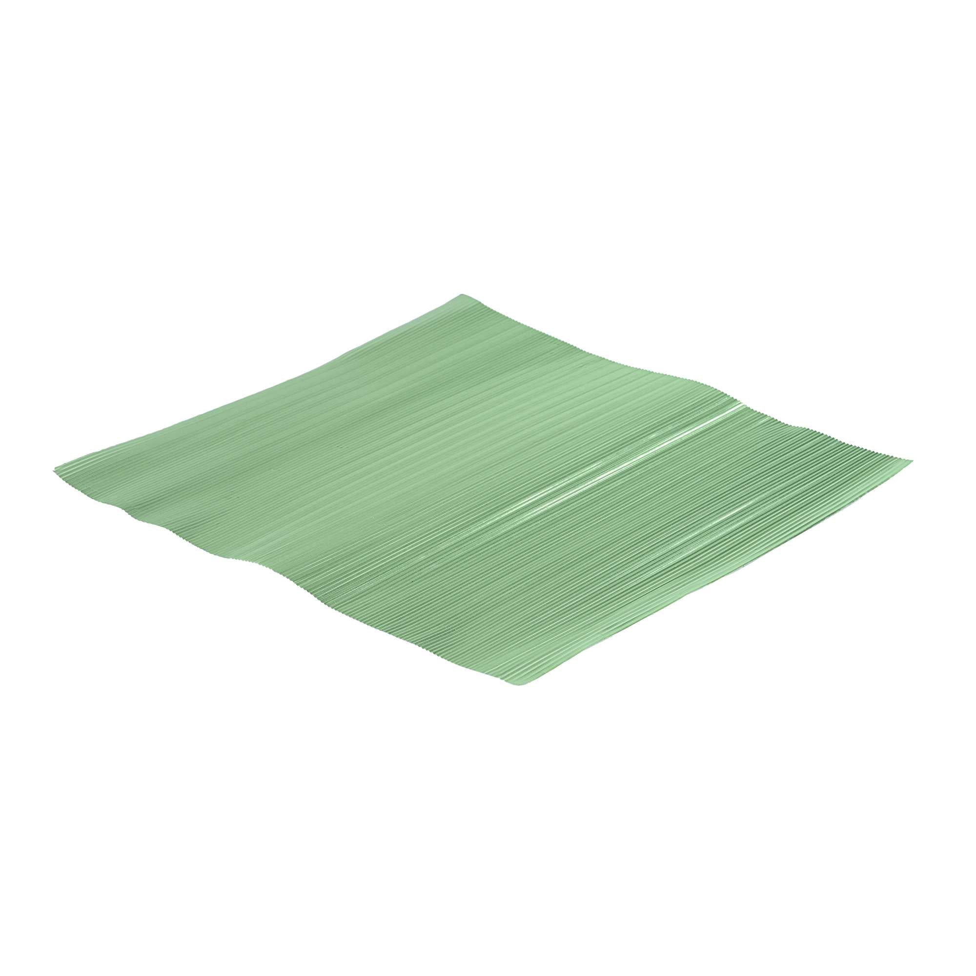 Restaurantware-12" x 12" Rippled Aluminum Foil Food Wrap and Fry Basket Liner: Perfect for Restaurant Take Out, Bakeries, and Food Trucks - Green Foil Sandwich Wraps - 500-CT
