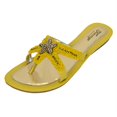thumbnail image 1 of Sandales pour Femmes Étoile de Mer Perlée Jaune, 1 of 1