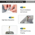 thumbnail image 4 of Coolnut Winter Angel Gifts Sink Splash Guard for Faucet 2 Packs Faucet Absorbent Mats, Christmas Tree Faucet Handle Drip Catcher Quickly Drying Mat for Kitchen Counter Bathroom, 14.9"x5.5", 4 of 7