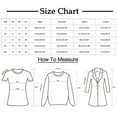 thumbnail image 3 of TSADFHJI Ladies Tops for Fall Awareness Shirts Women Linen Button down Shirt Oversized V Neck Roll up Sleeve Blouses Tops M Purple, 3 of 4