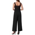 thumbnail image 3 of INSPIRE CHIC Women's Sleeveless Jumpsuits for Cocktail Lace Backless Wide Legs Formal Evening Jumpsuit S Black, 3 of 6