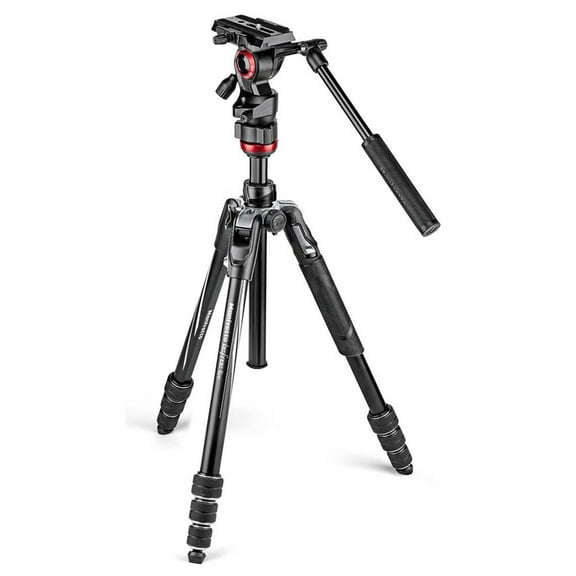 Manfrotto Befree Live 4-Section Aluminum Compact Travel Video Tripod, Twist Lock