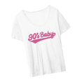 thumbnail image 1 of Camisas de manga corta para mujer, camisetas de verano, ropa de calle cómoda a la moda, camiseta para uso diario, vacaciones, deportes, calle SG Yinane Camiseta para mujer, 1 of 8