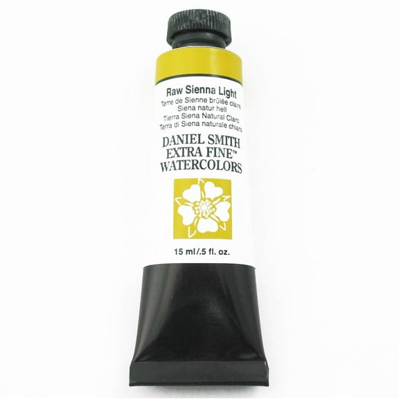 Daniel Smith Extra-Fine Watercolor, 15ml Tube, Raw Sienna Light