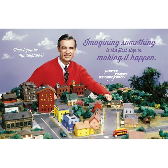 Mister Rogers - Neighborhood Wall Poster, 22.375" x 34"