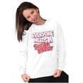 thumbnail image 4 of Everyone Needs a Sugar Daddy Funny Women Crewneck Sweatshirt Brisco Brands M, 4 of 6