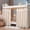Beige-2panels, variant on CAILDANL Dorm Single Twin Bunk Bed Tents Drapes Dustproof Blackout Underbed Cloth Bed Privacy Curtains (Blue-2panels, 47.2 x 78.7 in)