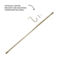 thumbnail image 4 of Mainstays Heavy Duty Adjustable Window Tension Curtain Rod, Gold, 48 to 84 Inches, No Drilling, 4 of 10