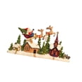 thumbnail image 2 of Figura de casa, decoración de mesa, coleccionable, decoración navideña para chimenea, armario, escritorio, oficina, vacaciones., 2 of 9