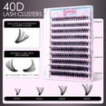 thumbnail image 2 of Lash Clusters Kit CyanoooGenesis 200pcs 40D D Curl, 2 of 9