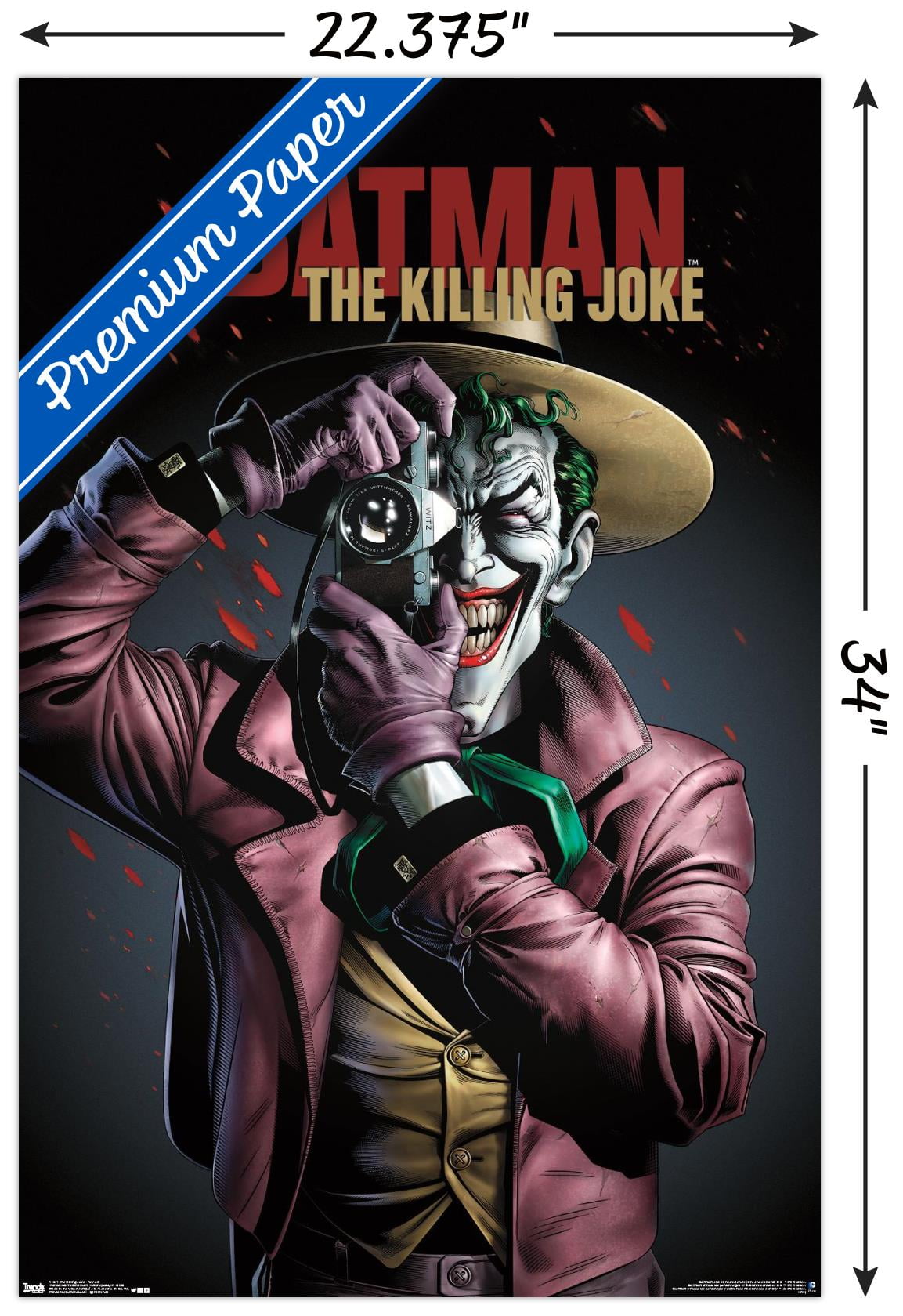 DC Comics Movie - The Killing Joke - Key Art Wall Poster, 22.375" x 34"