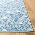 thumbnail image 4 of SAFAVIEH Montauk Katee Geometric Diamonds Area Rug, Blue/Ivory, 8' x 10', 4 of 9