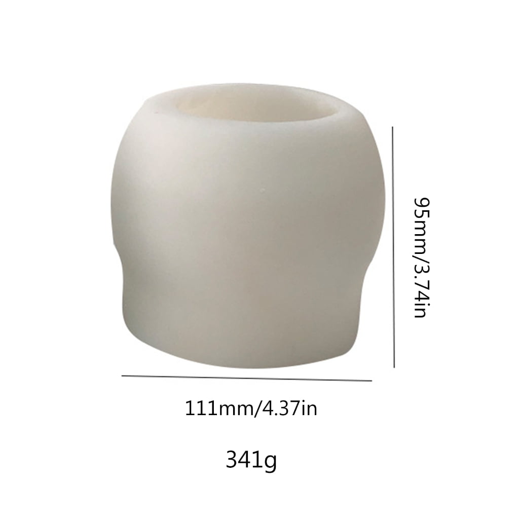 ZPAQI Silicone Crafts Moulds Reusable Casting Epoxy Molds Candle Making Cylinder Mould