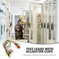 thumbnail image 5 of 10Pcs Test Lead Set Alligator Clips Double-ended Alligator Clips Jumper Wire Mini Test Clips DIY Test Cable Test Folder Test 45CM (Red Black White Yellow Green), 5 of 6
