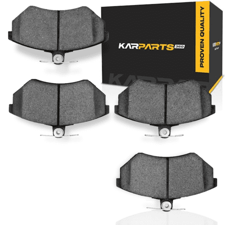 CarLights360 For Volkswagen Golf 1993 94 95 96 97 1998 Brake Pads | Low Metallic Friction | 69.3 Millimeters / 2.73 Inches Outer Pad Height