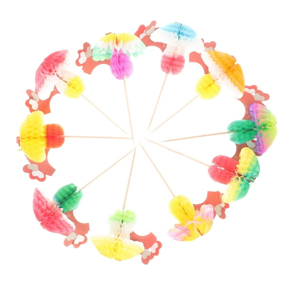 100 Pcs Cocktail Garnish Drink Can Paper Cups Drinks Colorful