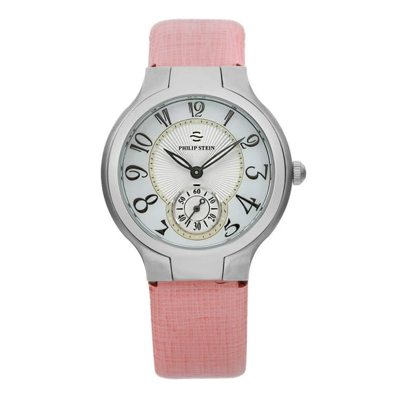 s Philip Stein Signature 35mm Steel Mother of Pearl Dial Ladies Watch 41-FMOP
