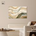 thumbnail image 2 of Art Remedy Color Block Abstract Canvas, 54" x 36", Gallery Wrapped, Dunes of Time I, 2 of 7