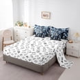 thumbnail image 5 of Homewish Video Game 7 Pieces Bedding Comforter Set For Kids Teens Adults,Abstract Camouflage Full Bedding Set Lightweight,Graffiti Splash Fitted Sheet Flat Sheet,Super Cozy Room Decor,Reversible, 5 of 8