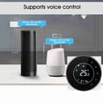 thumbnail image 3 of Contrôleur de Température à Contact Sec pour Chaudière à Gaz Programmable, Thermostat de Chauffage, Écran Tactile LCD avec Rétroéclairage, Commande Vocale Compatible avec Echo/ Maison/ifttt, 3 of 7
