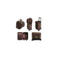 thumbnail image 2 of HomeStock Southwestern Sensibilities Leather 2-Piece Luggage Set with Back Zippered Pocket and In-line Skate Wheels - 24.5" H x 14" L x 10.5" W, 2 of 6