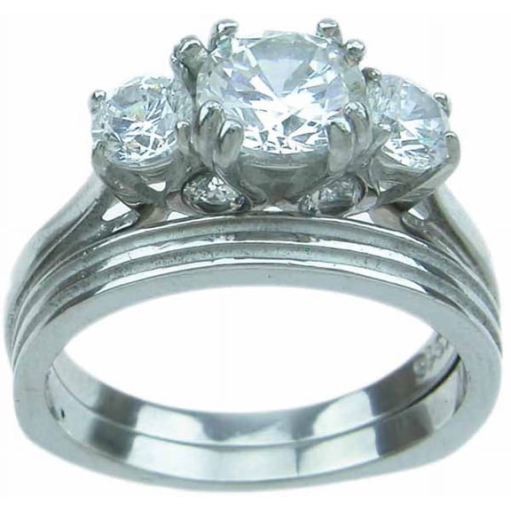 Iceposh Stainless Steel Ring Make Great Anniversary Gifts for Her