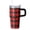 Texture-528, variant on 20oz Geometric Texture Travel Coffee Mug, Stainless Steel Double Wall Insulated Tumbler with Handle Leak Proof Straw Lid