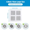 thumbnail image 3 of Yuarrent Atrapacabellos para ducha de 4 piezas Dile adiós a los desagües obstruidos Fácil de atrapar Dile adiós a los desagües obstruidos Suministros de limpieza para el hogar, 3 of 4