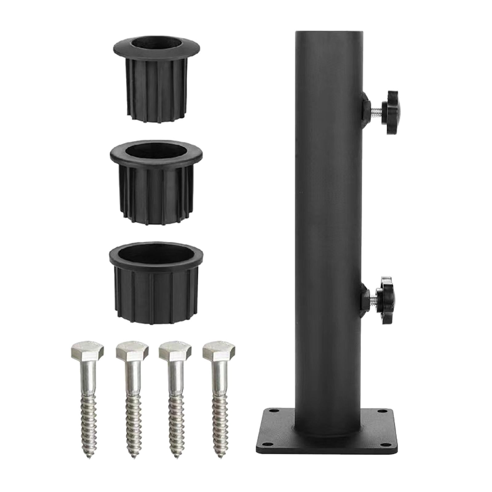 Deck Umbrella Stand Parasol Umbrella Mount Parts Easy to Install Table Umbrella Base Umbrella Clamp for Beach Pontoons Garden