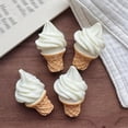 thumbnail image 3 of Jiibva 4 Pcs Ice Cream Refrigerator Magnets, 3D Food Dessert Decorative Fridge Magnets for Office Whiteboard Kitchen Home Decoration, 3 of 7