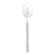 thumbnail image 3 of Utensilios para servir de plástico desechables de 300 piezas, cucharas lavables duraderas perfecl Cubiertos Cucharas Tenedores Transparentes, 3 of 8