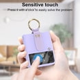thumbnail image 3 of Galaxy Z Flip 4 Case with Hinge Protection Samsung Protective Cover with Ring Phone Case for Samsung Galaxy Flip 4 5G-Purple, 3 of 14