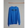 thumbnail image 3 of Amour Je'taime Paris Sweatshirt Women -Image by Shutterstock, Female Small, 3 of 4