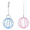 thumbnail image 1 of fastboy 2pcs Hanging Ball Toy Rustproof Reusable Sphere Feed Dispenser Portable Hamster Rabbit Pet Feeder Feeding Balls, 1 of 5