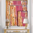 thumbnail image 2 of Composition Glamour de Rouge et d'Or - Toile Encadrée Moderne du Milieu du Siècle, 2 of 3