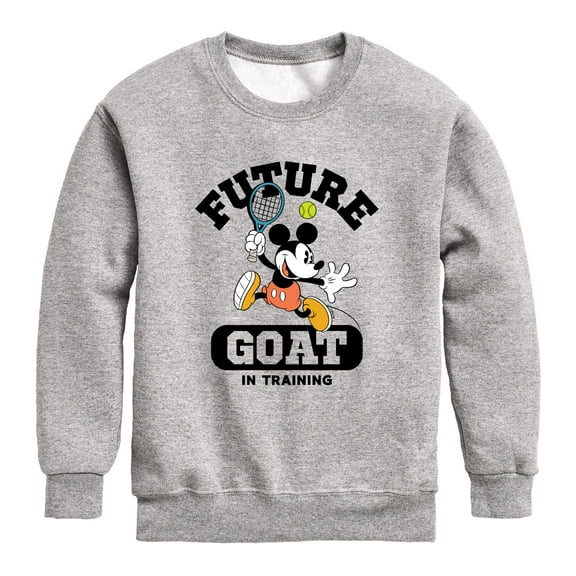 Mickey & Friends - Future GOAT in Training (Mickey) - Toddler And Youth Crewneck Fleece Sweatshirt