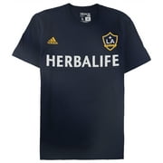 Adidas Mens LA Galaxy Herbalife Keane 7 Graphic T-Shirt, Blue, Large