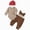 Brown, variant on TOWED22 My First Christmas Baby Boy Outfit Stripe Long Sleeve Romper Long Pants with Hat 3Pcs Xmas Clothes Set,Red,9-12 M