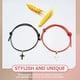 thumbnail image 3 of 1 par de pulseras de cordón encerado, pulseras cruzadas para parejas, pulseras de la amistad, pulseras a juego, 3 of 8