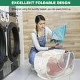 thumbnail image 6 of 3 Pcs Pop Up Laundry Hamper, 2 Compartments Collapsible Mesh Laundry Basket, 6 of 7