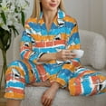 thumbnail image 6 of Naloa Shark On Line Pajamas for Women Set, Womens Pajama Sets, Lounge Sets for Women, 2pjs for Women-Large, 6 of 7