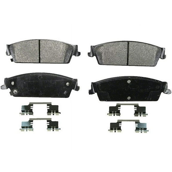 Rear Brake Pad Set - Compatible with 2007 - 2014 Cadillac Escalade 2008 2009 2010 2011 2012 2013