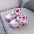 thumbnail image 1 of Zapatillas de deporte con luz LED para niños de Disney, zapatillas informales transpirables rosas de princesa sirena, cómodas zapatillas coreanas para niños, 28 plantillas de 17,3 CM Gao Jinjia LED, 1 of 2