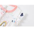 thumbnail image 4 of Emy Dola Newborn Baby Girls Snap-up Rompers 100% Cotton Toddler Infant Flutter Short Sleeve Bodysuit For 0-24M, 4 of 7
