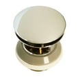 thumbnail image 4 of Westbrass Integrated Overflow Coarse Thread Tip-Toe Drain with ABS Adapter, Polished Nickel, 4 of 9