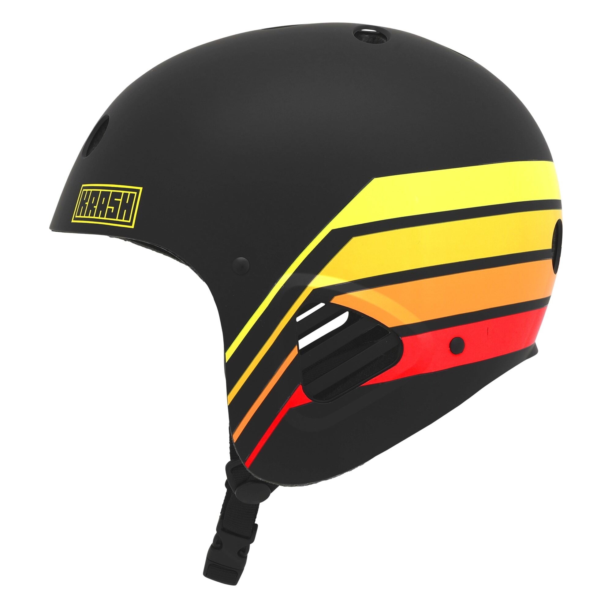 Krash! Full Speed Retro Stripes Youth Helmet, Fits sizes 54-58cm