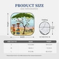 thumbnail image 3 of Disketp 2 Piece African Women In Mountain Landscape Pattern Windshield Sunshades,Folding Windshield Sun Shade For Car Suv Trucks Sedan,Blocks Uv Rays Sun Visor Protector-Small, 3 of 7
